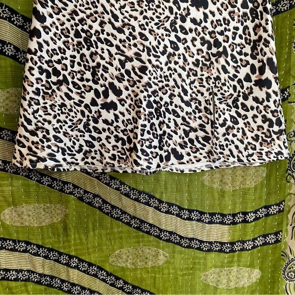 Princess Polly Yates Leopard Print Mini Skirt Size 4 - Picture 5 of 14